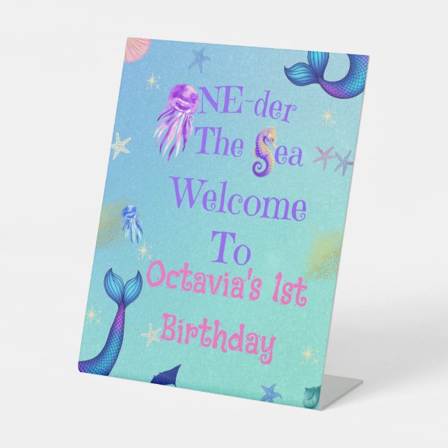 Signe De Table Un an après le premier anniversaire de la mer (Recto)