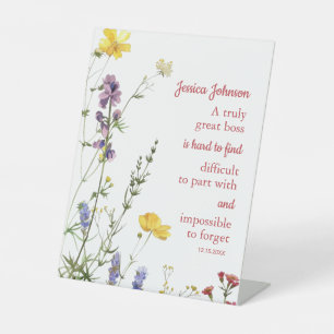 Signe De Table Un super patron floral pour une patronne