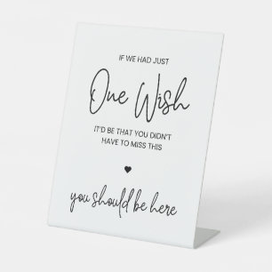 Signe De Table Un voeu Symbole commémoratif pour Mariages et év