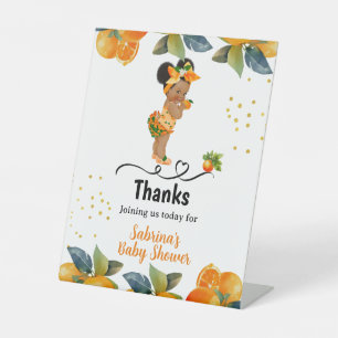 Signe De Table Une petite Cutie est sur son Baby shower Way