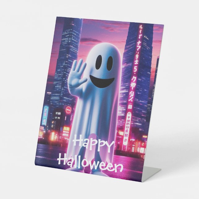 Signe De Table Vagues et lumières urbaines (Recto)