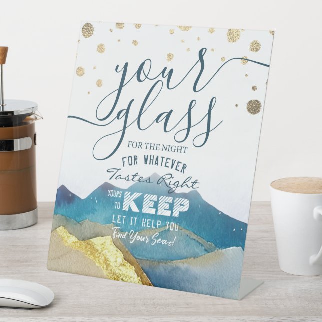 Signe De Table Verre mariage Pour La Nuit Trouvez Votre Siège (In SItu)