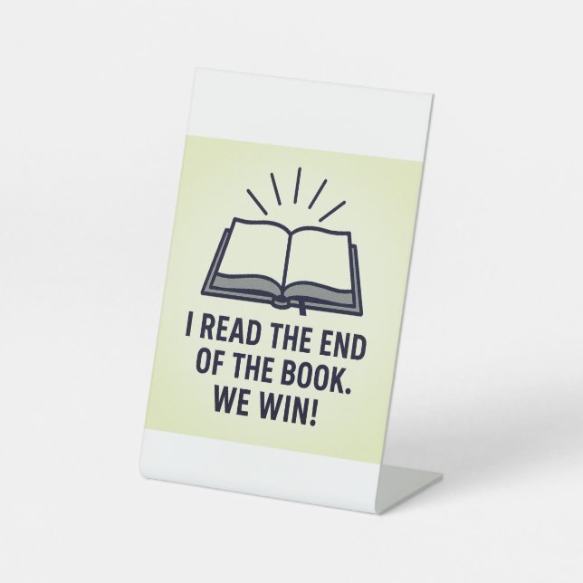 Signe De Table Victoire en Christ (Recto)