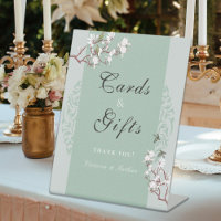 Vintage Sage Green Chinoiserie Cartes et cadeaux