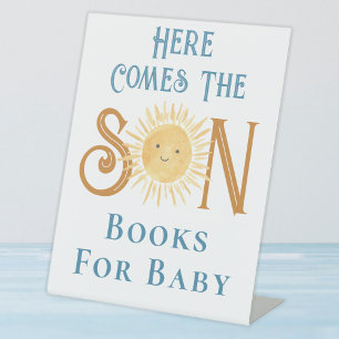 Signe De Table Voici Les Livres Du Fils Pour Le Baby shower Bébé
