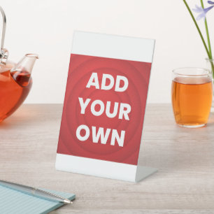 Signe De Table Votre image ici