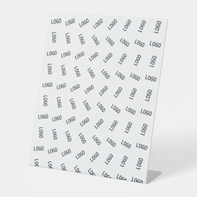 Signe De Table Votre logo d'entreprise | Conception de Motif Logo (Recto)