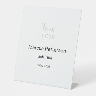 Signe De Table votre logo nom moderne titre de poste minimal affa