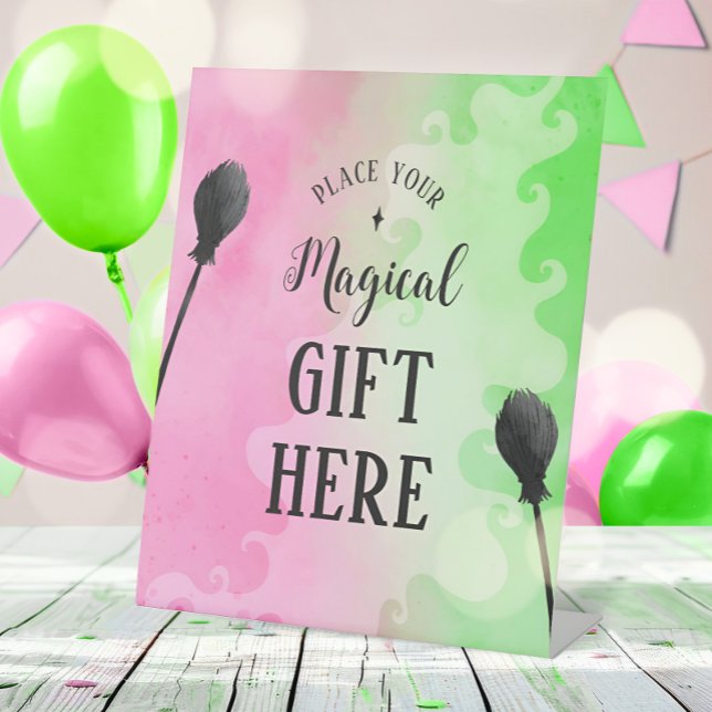 Signe De Table Wicked Witch Birthday Gifts Pedestal Sign (Wicked Witch Birthday Gift Pedestal Sign)