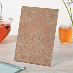 Signe De Table William Morris Fleur de pavot rose Floral