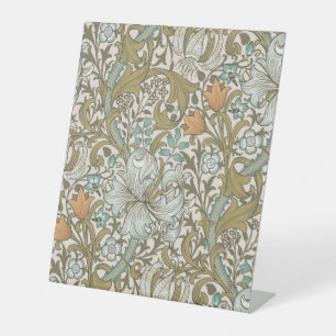 Signe De Table William Morris Golden Lily Blue Gold Classic