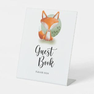 Signe De Table Woodland Fox - Livre d'or