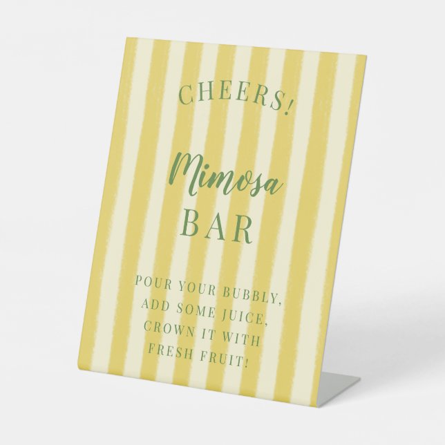 Signe De Table Yellow and Green Summer Bachelorette (Recto)