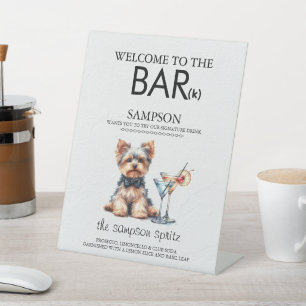 Signe De Table Yorkie Bar