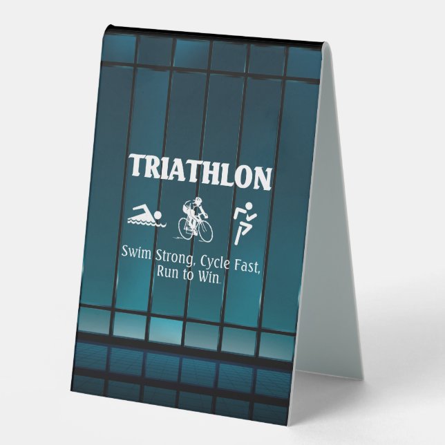 SIGNE DE Tente TOP Table de Triathlon (Recto)