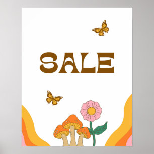 Signe de vente d'automne, Boutique Poster d'approv