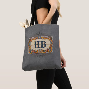 Signe décoratif avec votre Sac fourre-tout Initial