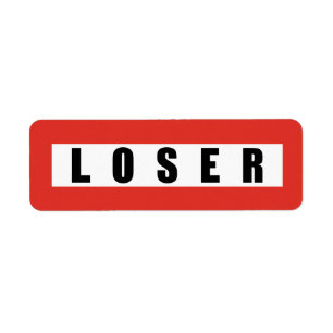 Signe d'interdiction LOSER