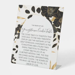 SIGNE DU MARIAGE DE TABLE DE COOKIE JEUNE