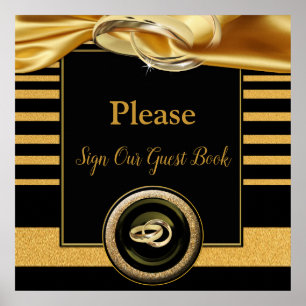 Signe du Mariage du livre d'or Gatsby