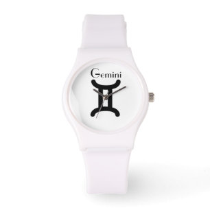 Signe du zodiaque Gémeaux.  Montres pour dames.