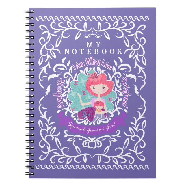 Signe Gémeaux. Cahier (Devant)