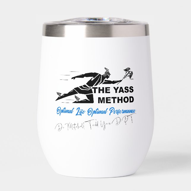 Signé La Méthode Yass Tumbler Isolé (Avant)