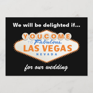 signe Las Vegas destination mariage invitation