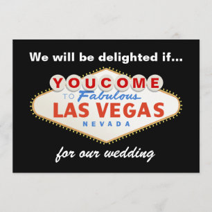 signe Las Vegas destination mariage invitation