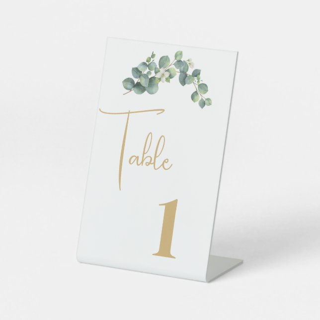 SIGNE mariage DE PIEDS DE LA CARTE DE LA TABLE (Recto)