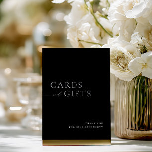 Signe Mariage simple noir et blanc Cartes et cadea