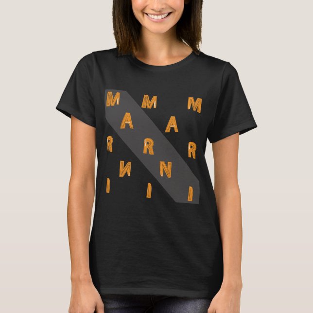 Signe Marni T-shirt (Devant)