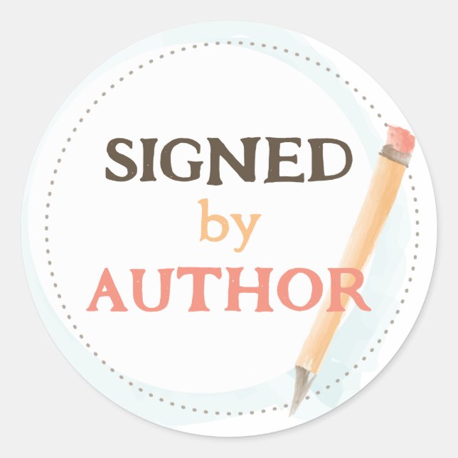 Signé par Sticker Auteur pour livres autographiés (Devant)