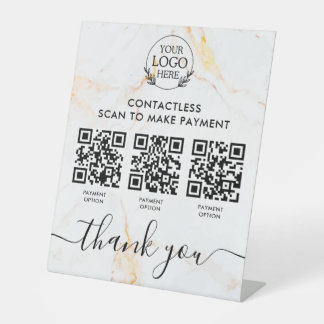 Signe Pedestal personnalisé avec paiement de code