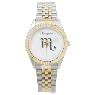 Signe Scorpion du zodiaque. Montres pour hommes.