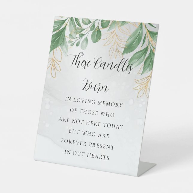 Signe simple Eucalyptus en mémoire d'amour (Recto)