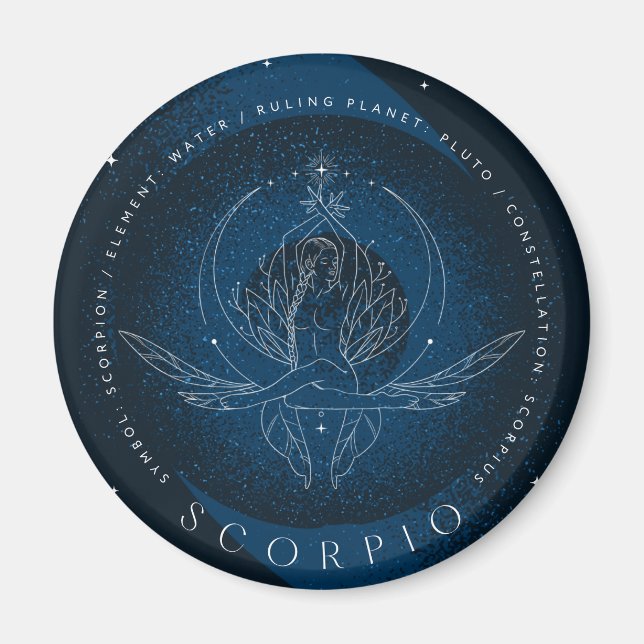 Signe zodiaque magnet (Devant)