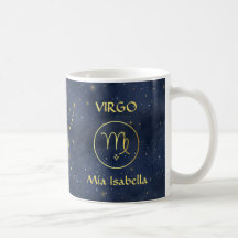 SIGNE Zodiaque Vierge & Céleste Chat Mug