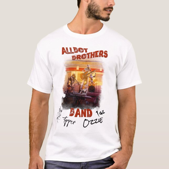 Signed Allbot Brothers Band Poster T-Shirt (Front)