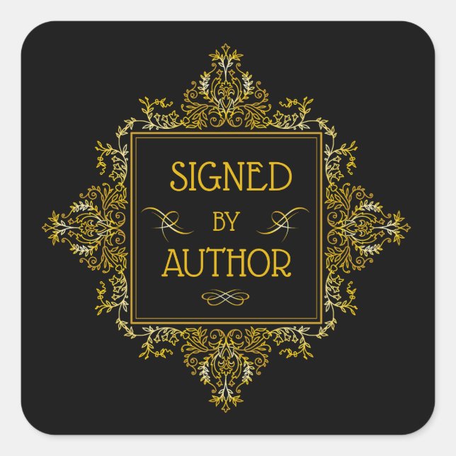 Signed by Author Sticker (Front)