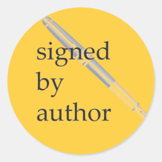 Signed by Author stickers