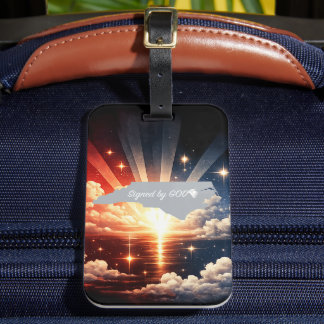 Signed by God Luggage Tag