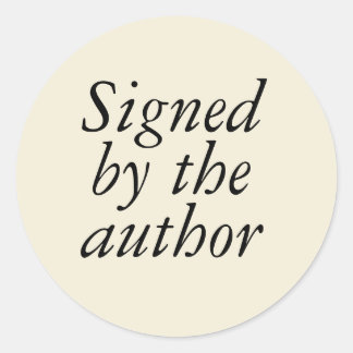 Signed by the Author Stickers