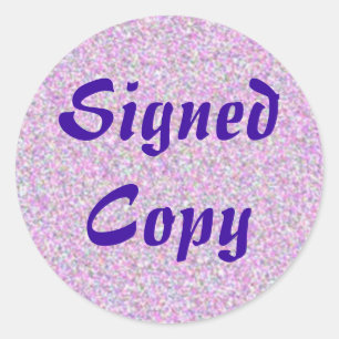 Signed Copy - Round Stickers (10)