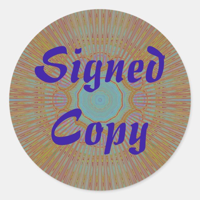 Signed Copy - Round Stickers (#11) (Front)
