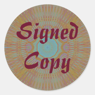 Signed Copy - Round Stickers (#57)