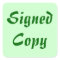 Signed Copy - Square Stickers (#18)