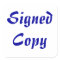 Signed Copy - Square Stickers (#23)