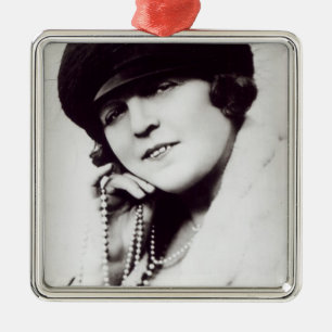 Signed photograph of Marie Lloyd Metal Ornament