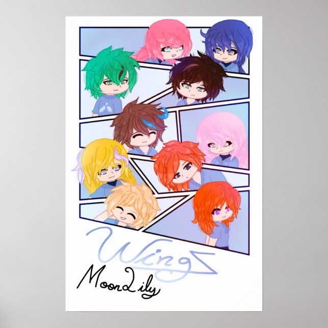 Signed Wingz Official Poster (Matte) (Devant)